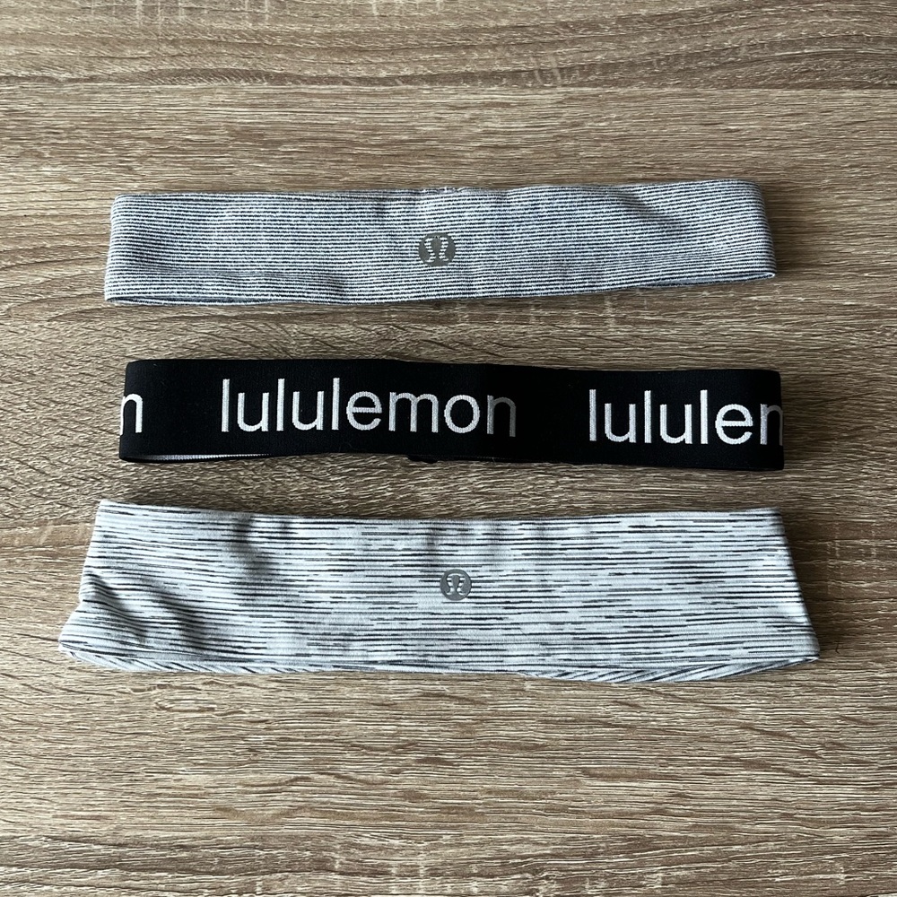 Lululemon headband bundle of 3